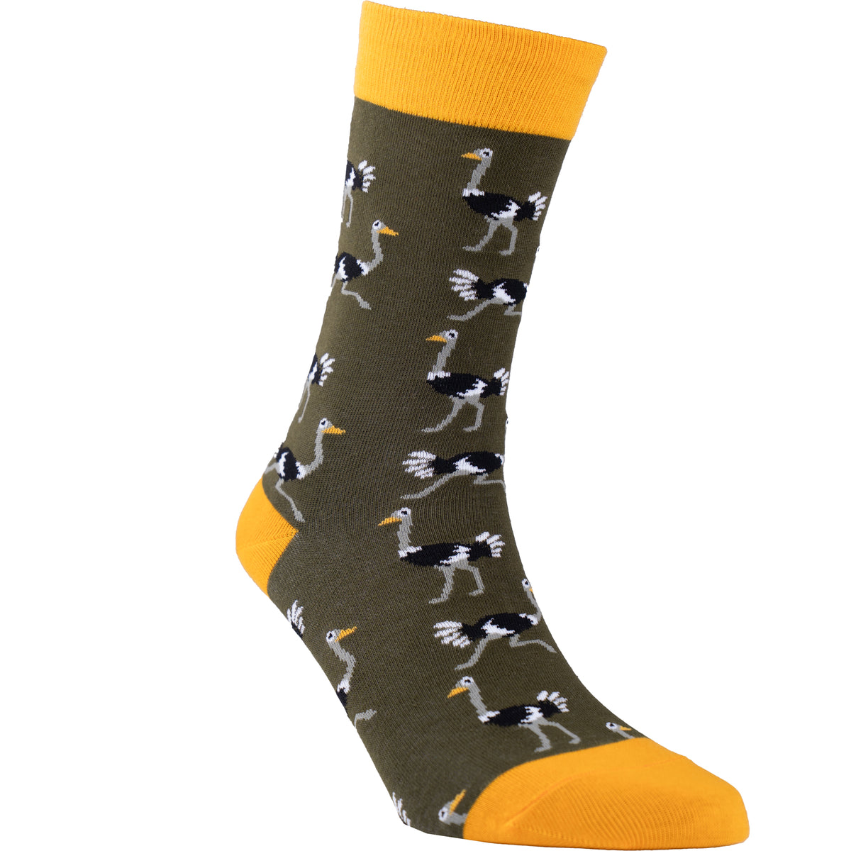 Ostrich Run Cotton Socks