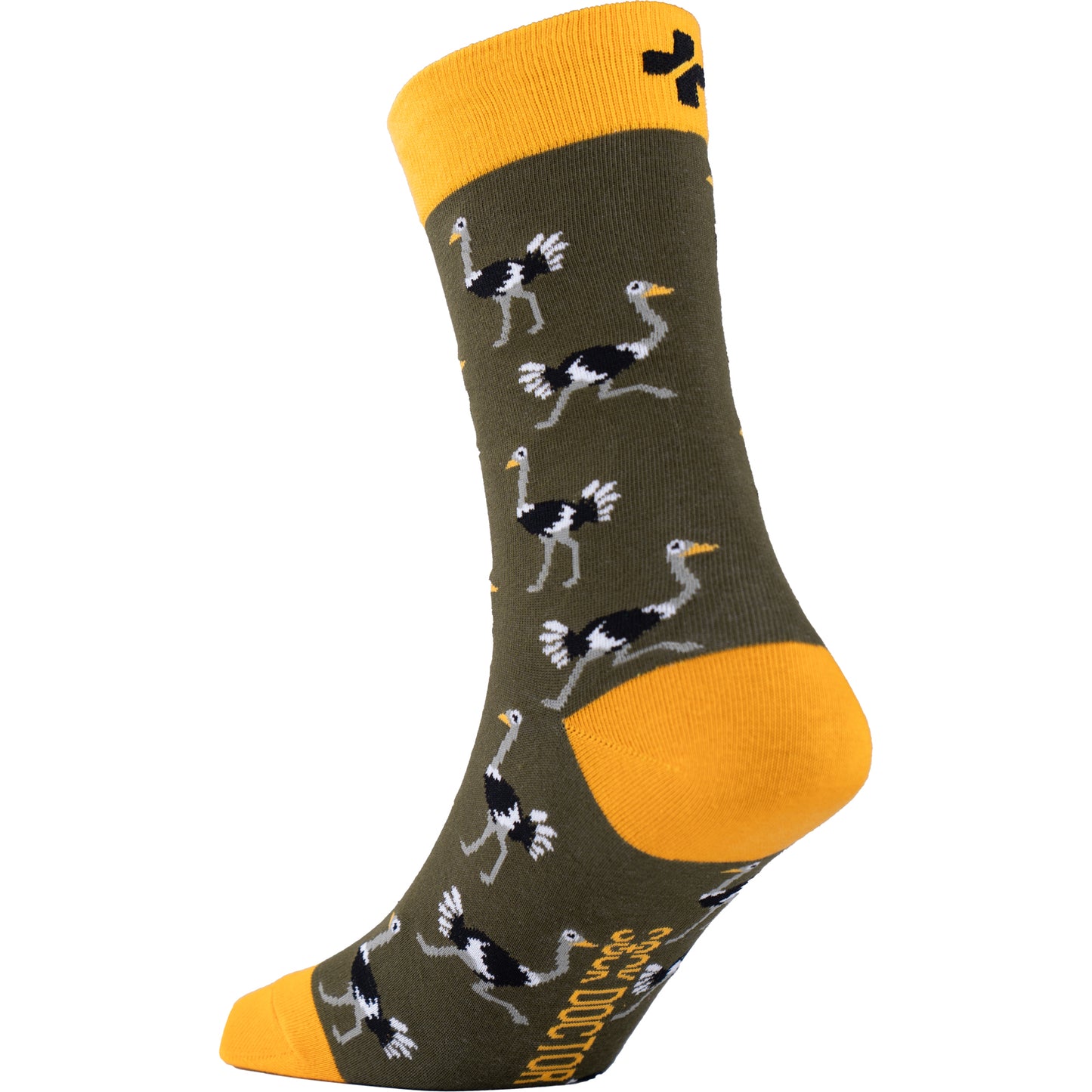 Ostrich Run Cotton Socks
