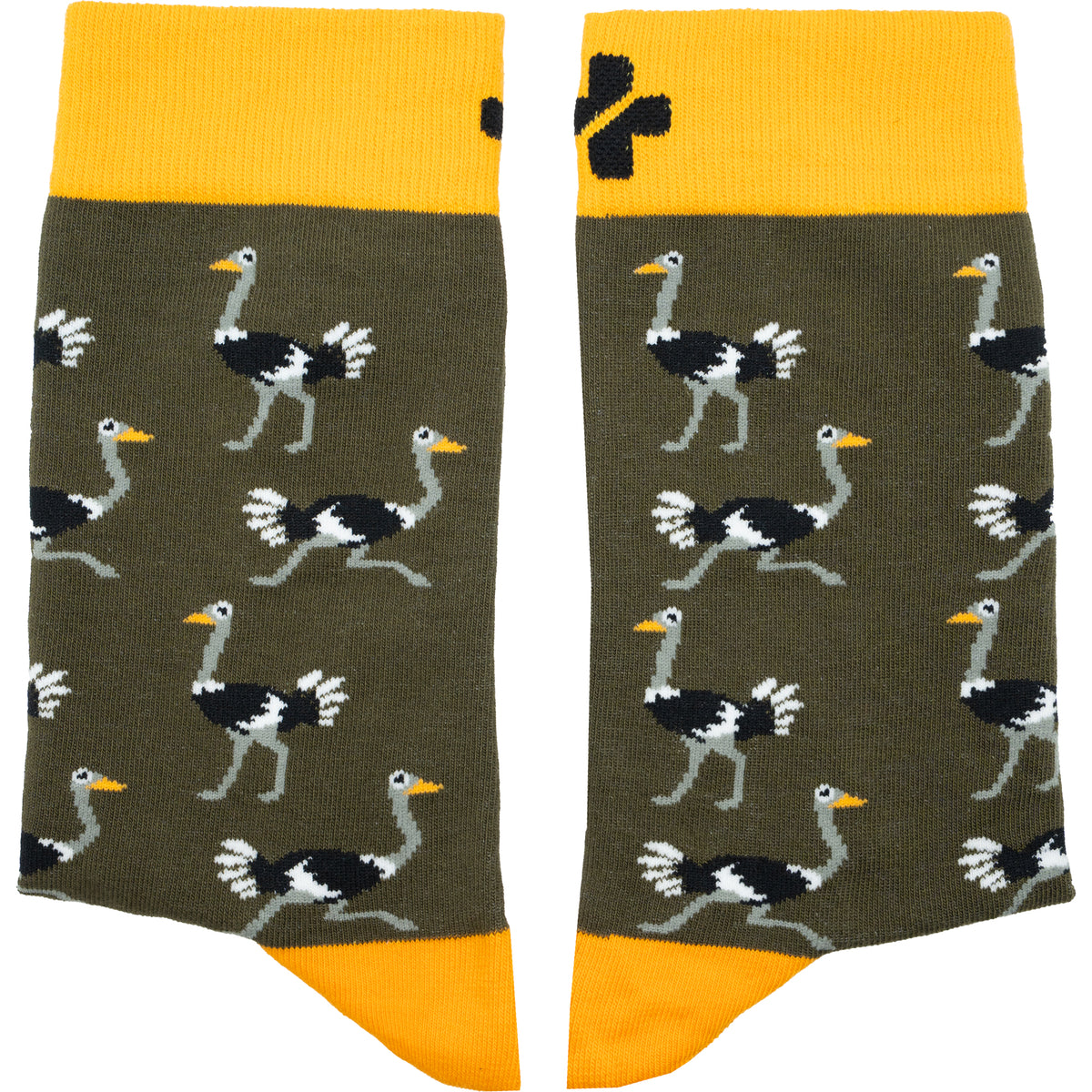 Ostrich Run Cotton Socks