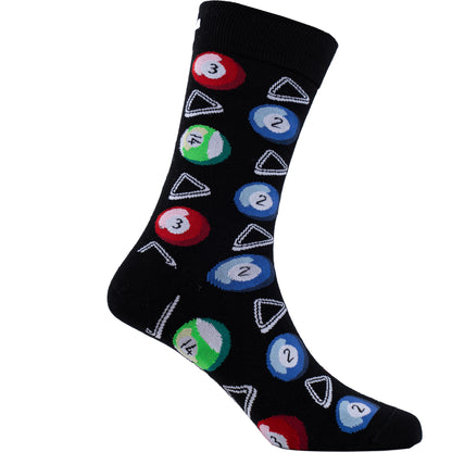 Pool Balls Cotton Socks