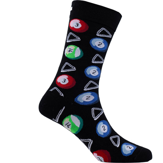 Pool Balls Cotton Socks