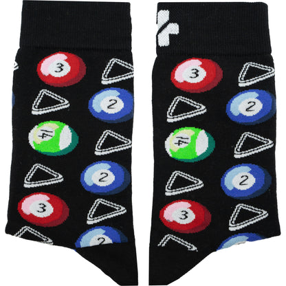 Pool Balls Cotton Socks