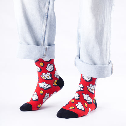 Popcorn Cotton Socks