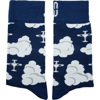 Sky High Cotton Socks