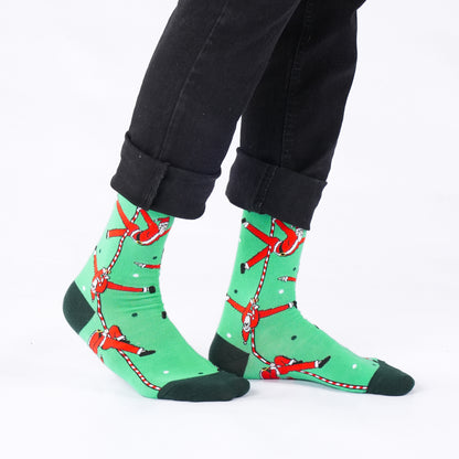 Santa Party Cotton Socks