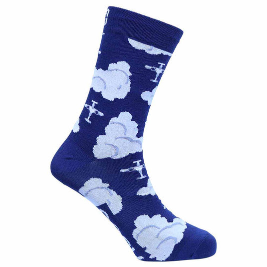 ‘Sky High’ Cotton Socks