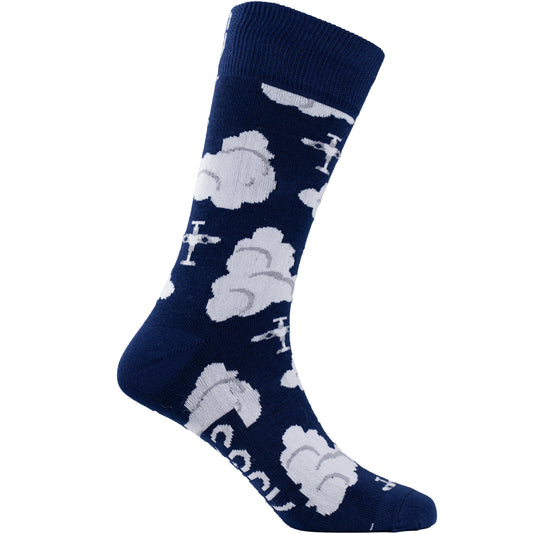 Sky High Cotton Socks