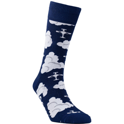 Sky High Cotton Socks