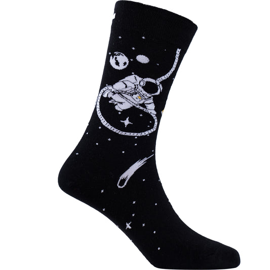 Space Man Cotton Socks