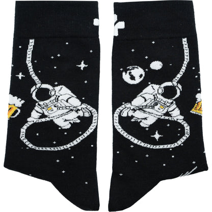 Space Man Cotton Socks