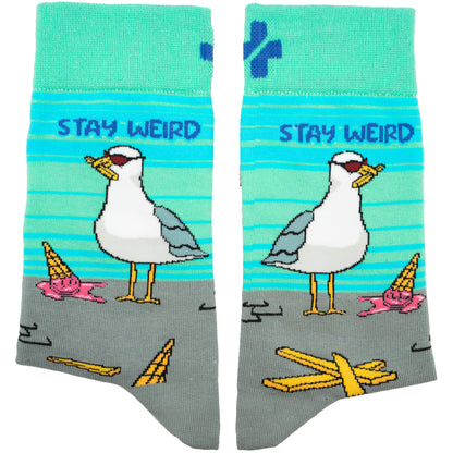 Stay Weird Cotton Socks
