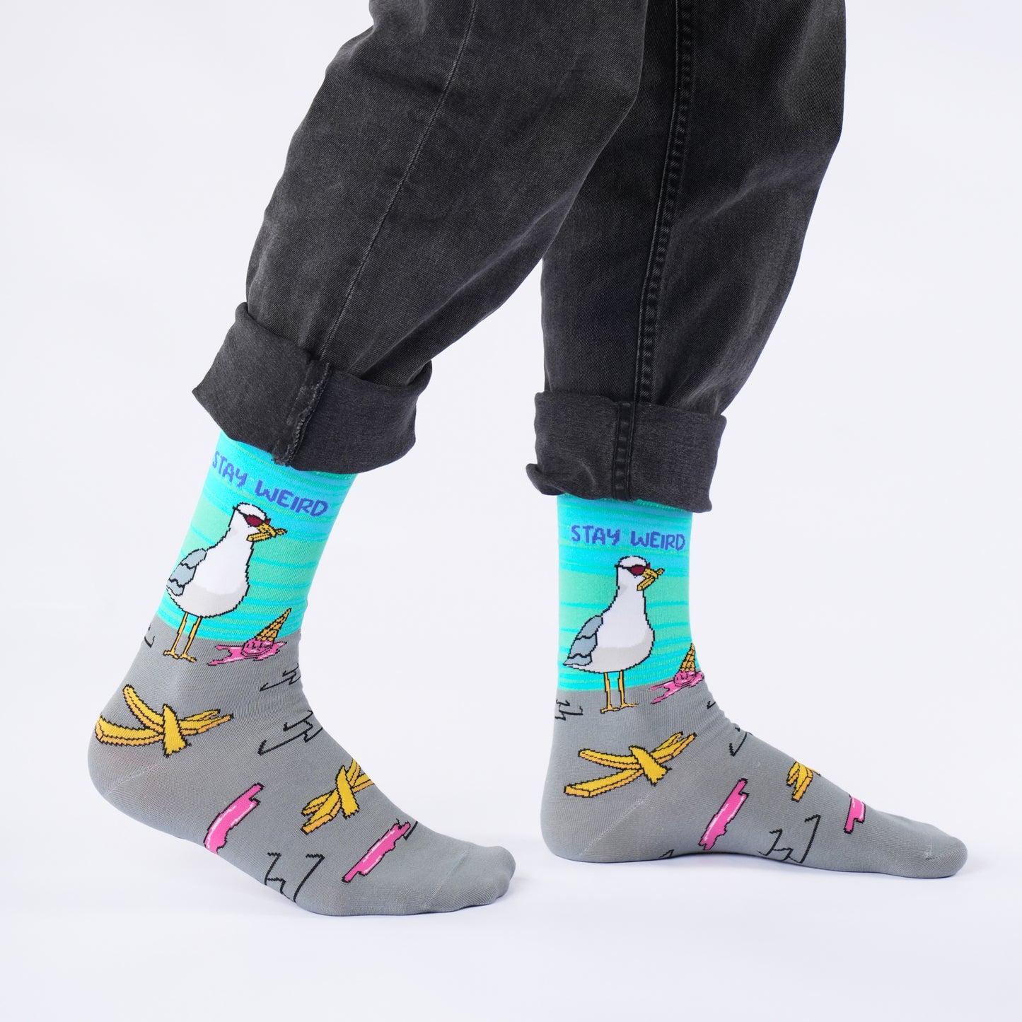Stay Weird Cotton Socks