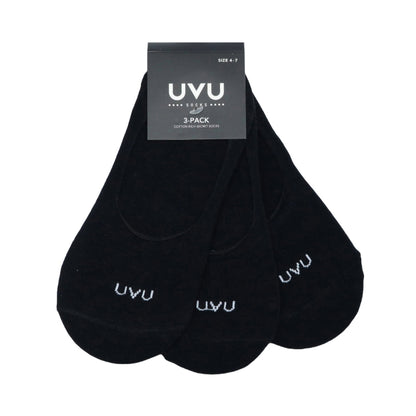 Secret Socks-3 Pack Black (4-7)