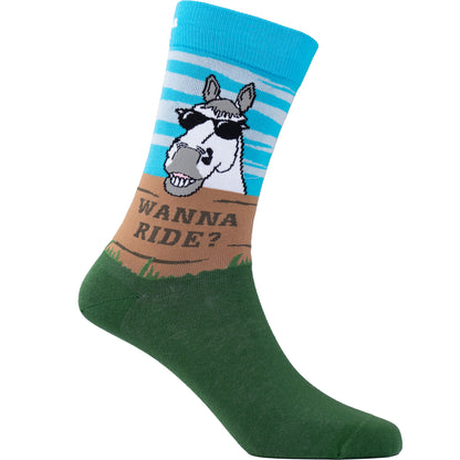 Wanna Ride Cotton Socks