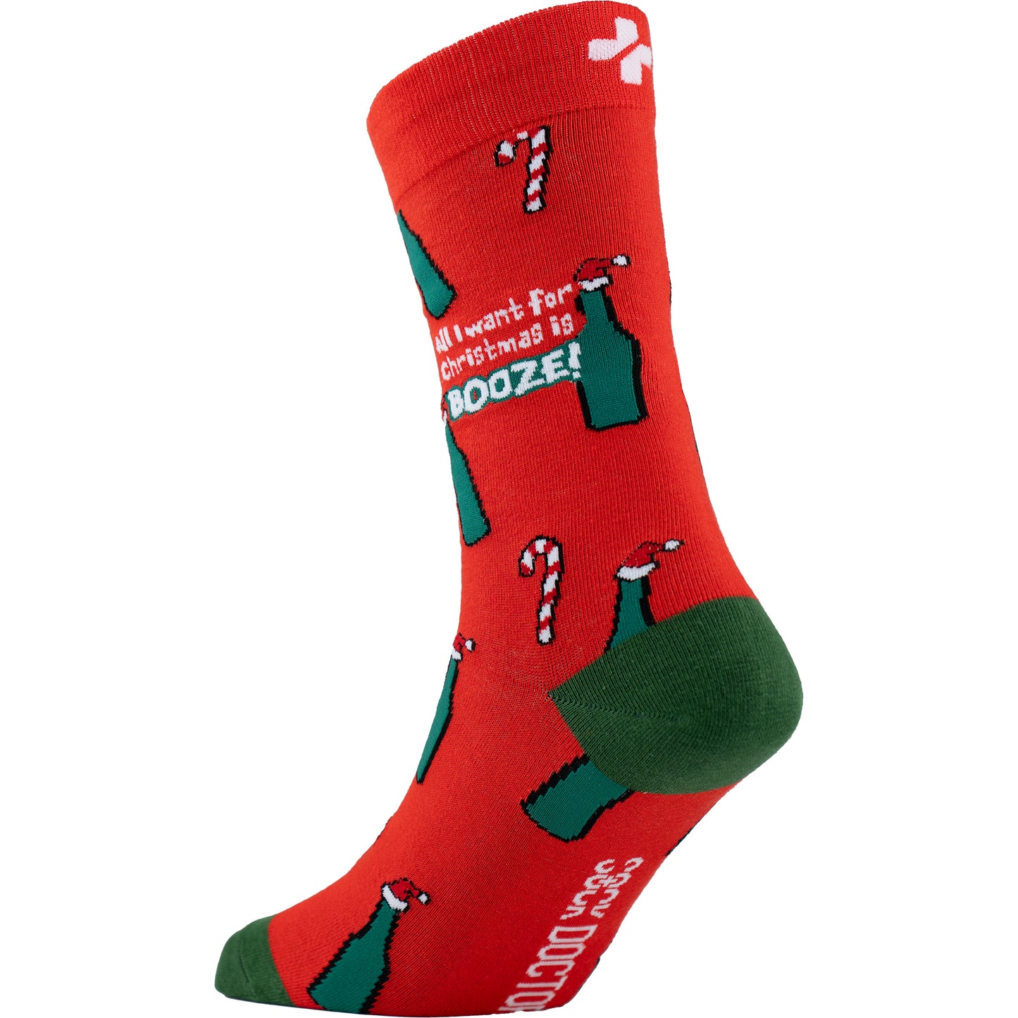 Xmas Booze Cotton Socks