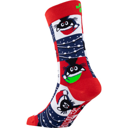 Kitty Xmas Cotton Socks