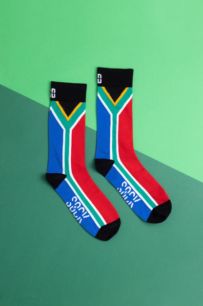 ‘SA Flag’ Cotton Socks