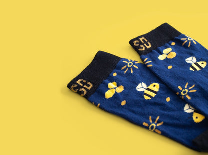 ‘Bees’ Cotton Socks