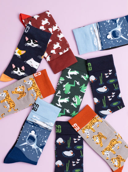 ‘Quackers’ Cotton Socks